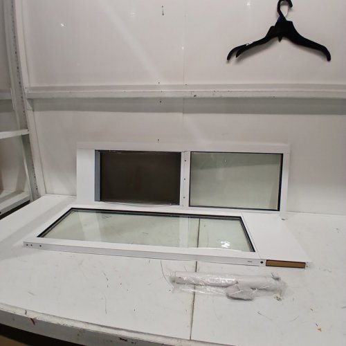 PETSAFE EXTREME WEATHER 3 FLAP SLIDING GLASS PET DOOR - INSERT FOR PATIO SLIDING GLASS DOORS - LARGE SIZE - WHITE (MODEL: ZPA17-17176) image 2