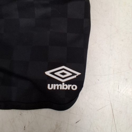 WOMENS UMBRO SATIN CHECKERBOARD LOUNGE SHORTS - EXTRA LARGE - BLACK image 3