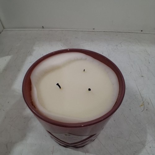 NATURE'S MARK SCENTED CANDLE - WILD RHUBARB & LIME - 1.58 KG (56 OZ.) - ROSE (MODEL: 1901832) image 3