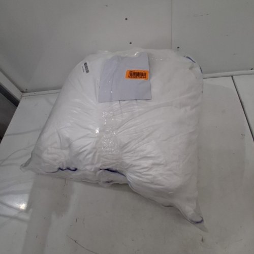 2PK WUUYUEF DECORATIVE WASHABLE PILLOW INSERTS- 18" X 18" - WHITE/BLUE (MODEL: 18) image 3
