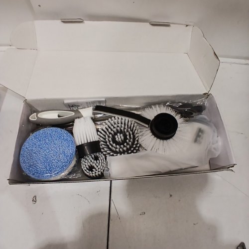 YUYINGY 9-IN-1 ELECTRIC MULTI PURPOSE CLEANING BRUSH WITH ATTACHMENTS - 25W - WHITE image 3