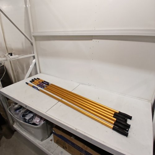 6PK ETTORE METAL UTILITY HANDLE FOR FLOOR SQUEEGEE-TAPERED TIP - 60" - MANGO (MODEL: 034116) image 3