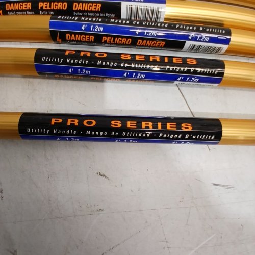 6PK ETTORE METAL UTILITY HANDLE FOR FLOOR SQUEEGEE-TAPERED TIP - 60" - MANGO (MODEL: 034116) image 5