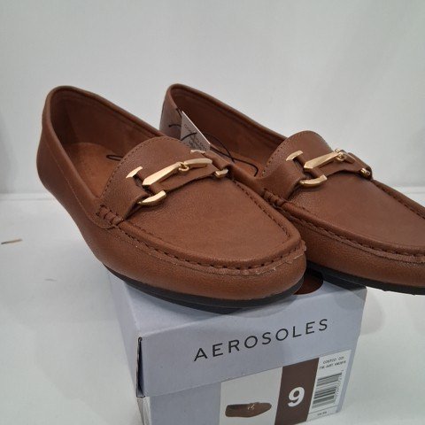WOMEN'S AEROSOLES DRIVING STYLE LOAFER - SIZE 9 - TAN (STYLE: 1863916) image 2