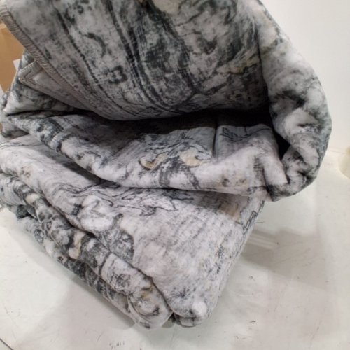 PADOOR MACHINE WASHABLE SOFT AREA RUG FOR LIVING ROOM - 6FT X 9FT - GREY image 4