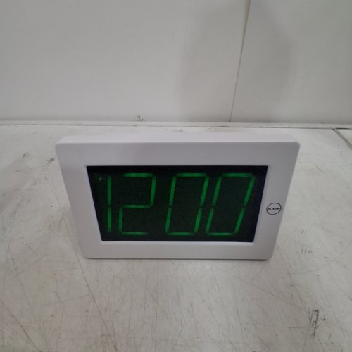 KWANWA BATTERY OPERATED DIGITAL LED DISPLAY ALARM CLOCK - WHITE (MODEL: KW616-3N) image 2