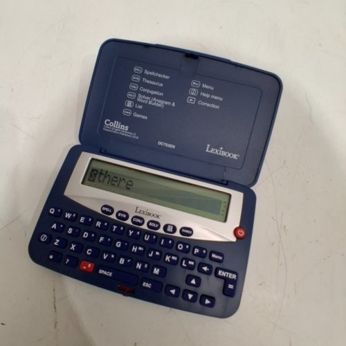 LEXIBOOK COLLINS POCKET SPELLCHECKER AND THESAURUS - BLUE (MODEL: DC753EN) image 2