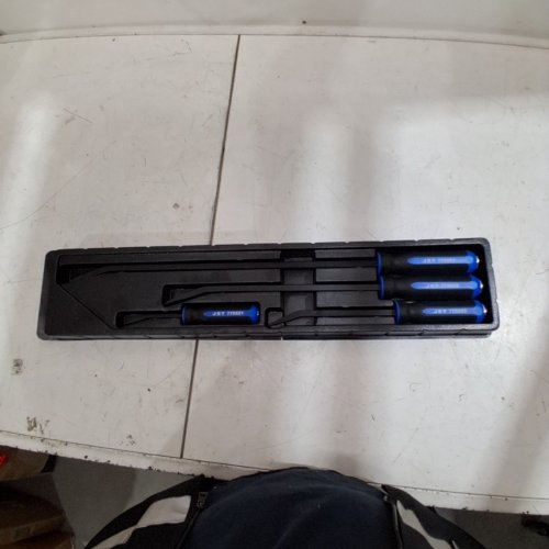 4PC JET MECHANIC'S PRY BAR SET - 8", 12", 18", 24" - BLACK / BLUE (MODEL: JMPB-4S) image 4