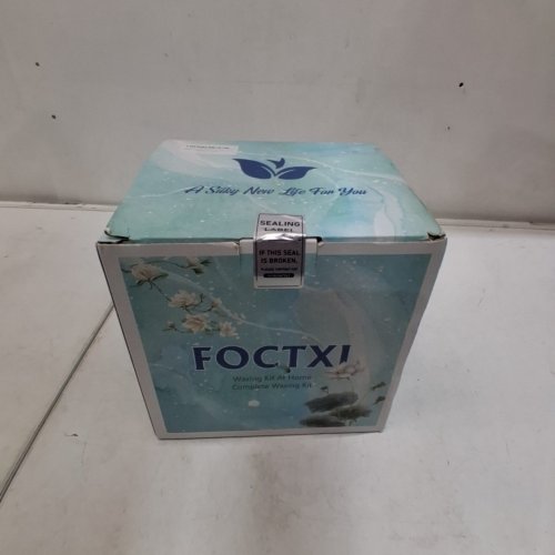 FOCTXI WAXING KIT WITH WAX MELT WARMER & SILICONE POT - BLACK/BLUE (MODEL: YLD-50) image 2