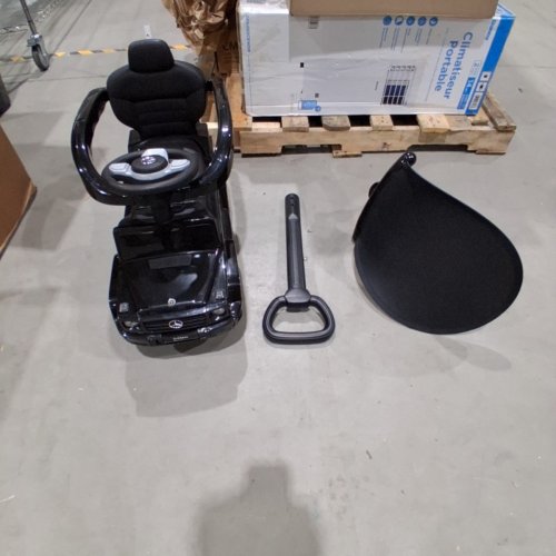 AOSOM MERCEDES-BENZ G350 LICENSED PUSH CAR 3-IN-1 TODDLER STROLLER - BLACK (MODEL: 370-162BK) image 3