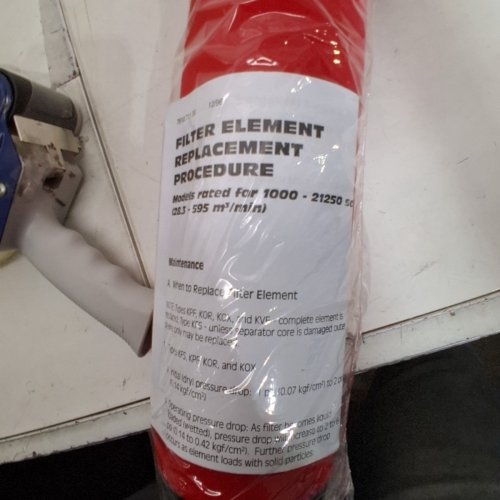 USOR-PV REPLACEMENT FILTER ELEMENT KAESER MODELS FOR 1000- 21250SCFM- RED (MODEL: 3223199) image 3