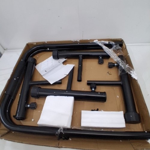 DRIPEX HEAVY DUTY ADJUSTABLE HEIGHT DIP BARS - 1100LB MAX - 30" - 35" X 33" - 40" X 24" - BLACK (MODEL: JW2203300A) image 2
