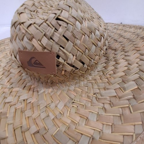 MEN'S QUIKSILVER WIDE BRIM OUTDOOR SUN PROTECTION LIFEGUARD STRAW SUN HAT - XXL - BROWN (STYLE: QSM15HA153) image 3
