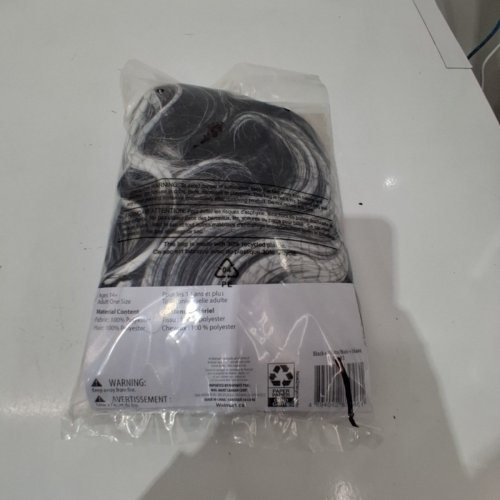 MEN'S WAY TO CELEBRATE PHANTOM GLAM WIG - OSFM - BLACK/WHITE image 4