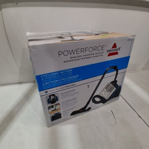 BISSELL POWERFORCE BAGLESS CANISTER VACUUM - TEAL (MODEL: 21564) image 5