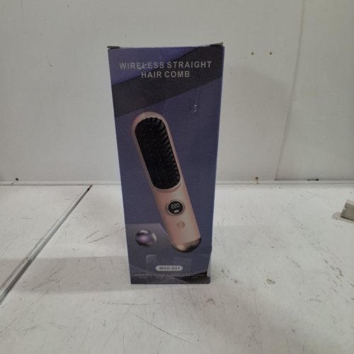 MGE MINI CORDLESS TRAVEL HAIR STRAIGHTENER BRUSH - 9 HEAT SETTINGS - PINK/ROSE GOLD (MODEL: MGE-031) image 4
