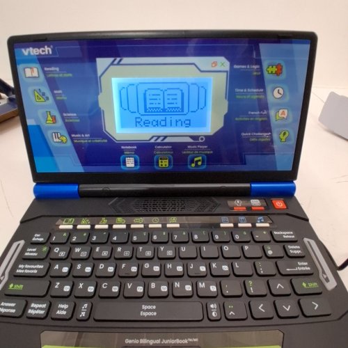 VTECH GENIO BILINGUAL JUNIORBOOK - BLUE (MODEL:2049879/80-581286) image 2