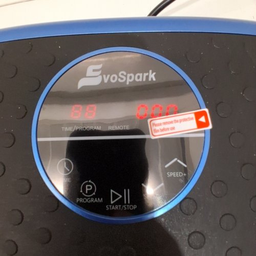 EVOSPARK WHOLE BODY VIBRATION PLATES FOR WEIGHT LOSS AND EXERCISE - 450 LBS CAPACITY - BLUE (MODEL: CAJTF017D-D) image 2