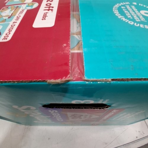 132PK PAMPERS SWADDLERS DIAPERS - SIZE 3 (13LB - 26LB) image 3