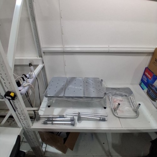 MEDLINE BY GUARDIAN TRANSFER BENCH WITH BACK & MICROBAN ANTIMICROBIAL TREATMENT - (MODEL: G3-100KBX1) image 2