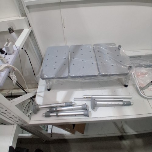 MEDLINE BY GUARDIAN TRANSFER BENCH WITH BACK & MICROBAN ANTIMICROBIAL TREATMENT - (MODEL: G3-100KBX1) image 4