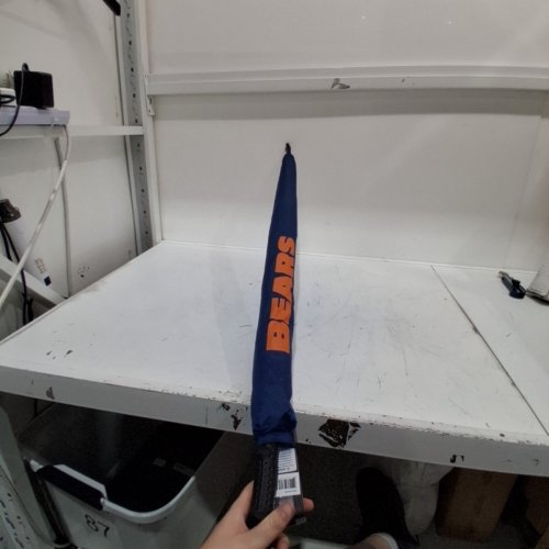 NFL CHICAGO BEARS GOLF UMBRELLA - 62" - ORANGE / NAVY (MODEL: 30569) image 6