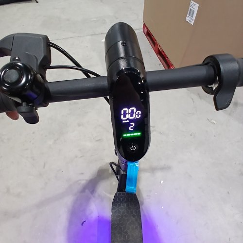GYROCOPTERS FLASHX ELECTRIC SOOTER WITH SMART ANTI-THEFT LOCK APP - 30KM/H - BLACK/BLUE - (MODEL: FLASHX) image 2