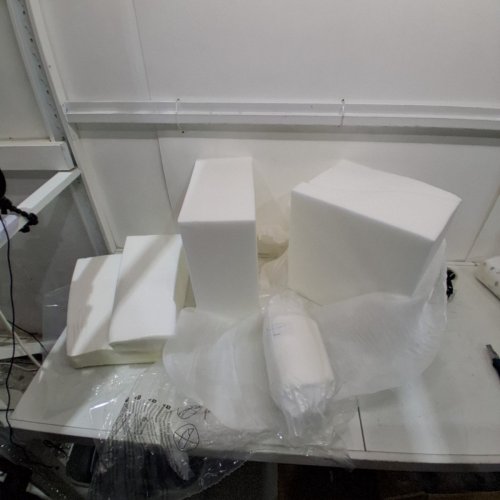 5PC MODULAR FOAM CLIMBING BLOCKS QITH BALL BIT - WHITE image 2