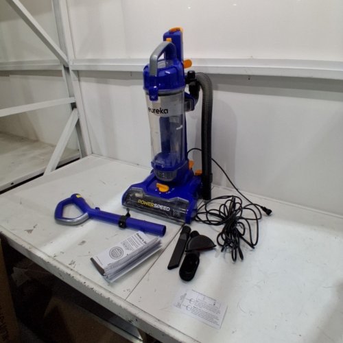 EUREKA POWERSPEED LIGHTWEIGHT POWERFUL UPRIGHT VACUUM WITH CLEANING TOOLS, BLUE/BLACK (MODEL: NEU280) image 3