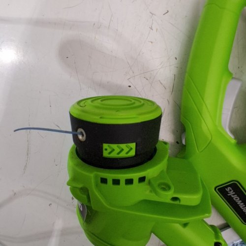 2PC GREEN WORKS LAWN MOWER & STRING TRIMMER WITH BATTERY AND CHARGER - 40V 14" MOWER 12" STRING TRIMMER - GREEN image 4