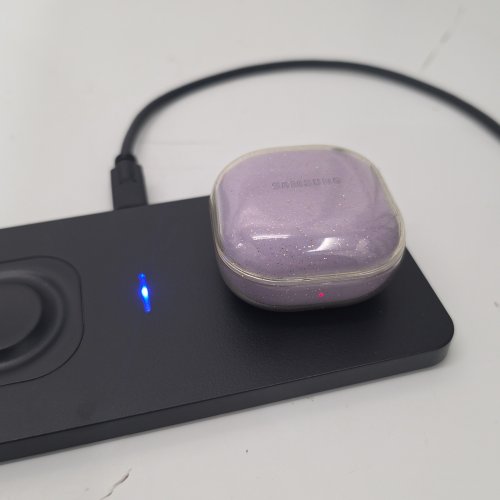 JUST WIRELESS 2-IN-1 WIRELESS CHARGER FOR IPHONE, ANDROID, AND APPLE WATCH - 15W - BLACK (MODEL: 04102) image 2