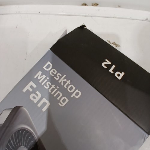 MINI USB POWERED DESKTOP MISTING FAN - 6000 MAH - BLACK (MODEL: P12) image 3