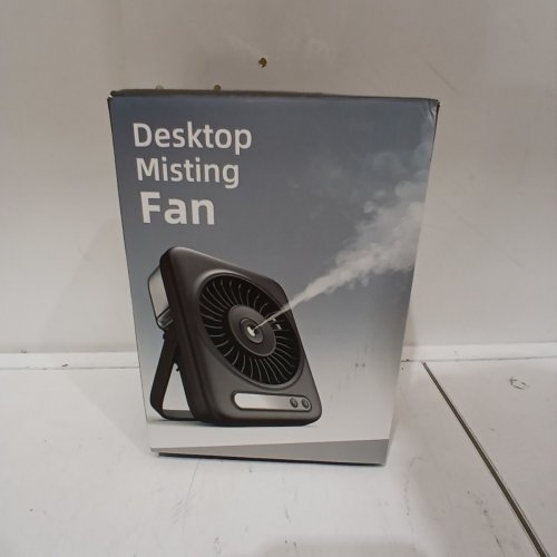 MINI USB POWERED DESKTOP MISTING FAN - 6000 MAH - BLACK (MODEL: P12) image 5