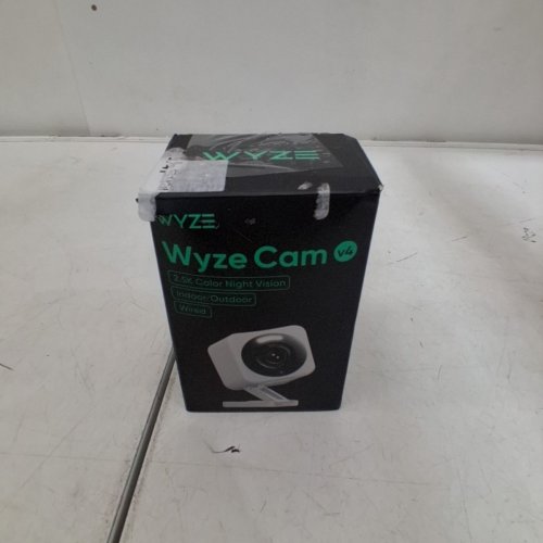 WYZE CAM V4 SMART HOME SECURITY CAMERA FOR INDOOR/OUTDOOR USE - 512GB CAP STORAGE - WHITE - (MODEL: WYZEC4) image 8
