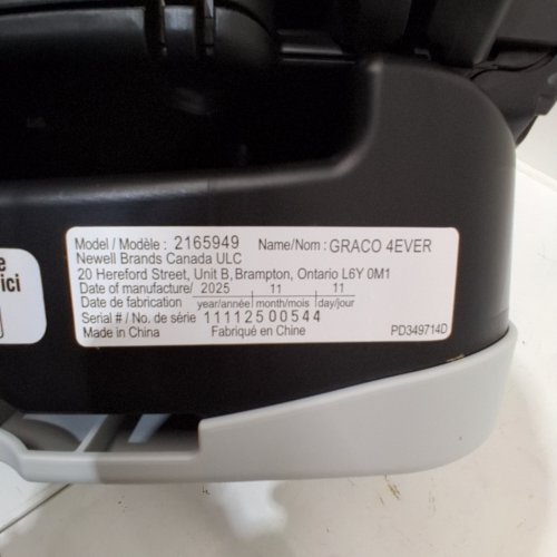 GRACO 4EVER 4-IN-1 CAR SEAT WITH RAPID REMOVE COVER IN LOFTON (MODEL:2165949) image 2