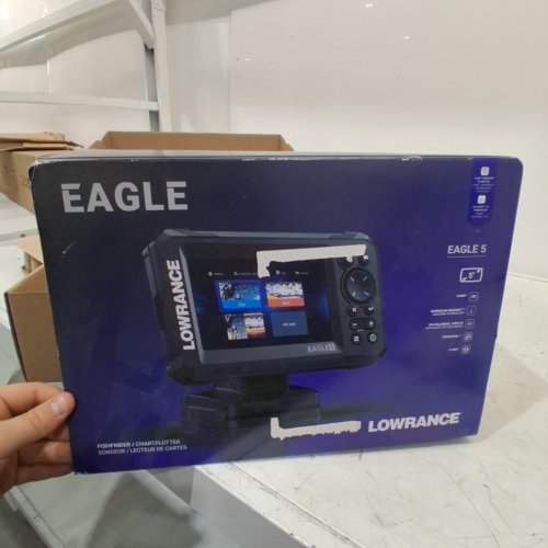 LOWRANCE EAGLE 5 FISHFINDER / CHARTPLOTTER WITH SPLITSHOT HD TRANSDUCER AND C-MAP DISCOVER ONBOARD - 5" (MODEL: 101992595) image 3