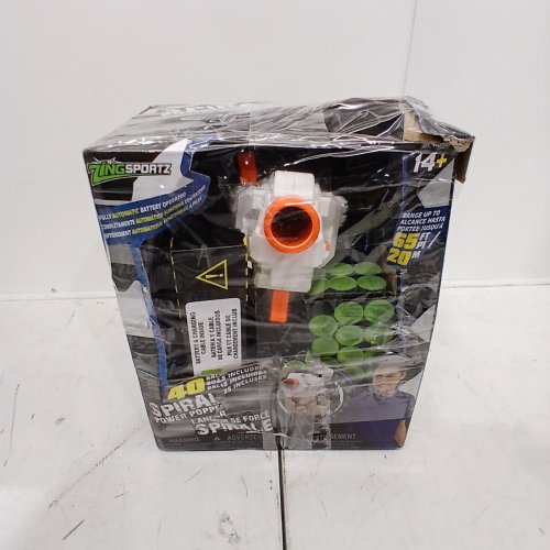 ZING SPORTZ SPIRAL POWER POPPER - 65FT RANGE / 20M - WHITE / ORANGE image 6