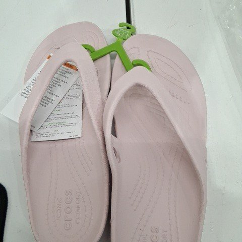WOMENS CROCS KADEE II FLIP FLOP - 7 - PINK (STYLE:202492) image 2