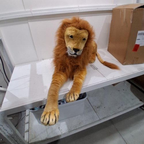 MELISSA AND DOUG GIANT LION STUFFED LIFELIKE ANIMAL - (MODEL: ‎2102) image 4