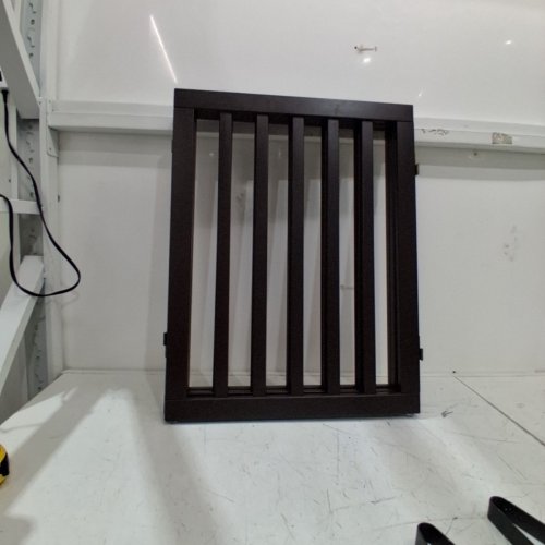 MINO KESPER 3-PANEL WIDE PANEL BAMBOO FREESTANDING DOG GATE - 18"-55" X 24" - DARK BROWN image 4