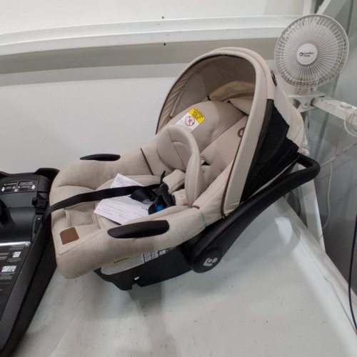 MAXI-COSI MICO LUXE+ INFANT CAR SEAT, LIGHTWEIGHT, EASY INSTALL WITH MAXILOCK- DESERT WONDER - BEIGE (MODEL: 22366CGKF) image 4
