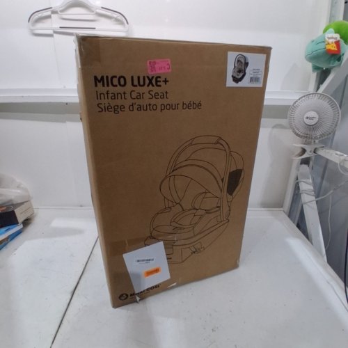 MAXI-COSI MICO LUXE+ INFANT CAR SEAT, LIGHTWEIGHT, EASY INSTALL WITH MAXILOCK- DESERT WONDER - BEIGE (MODEL: 22366CGKF) image 8