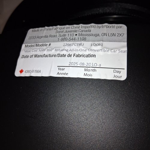 MAXI-COSI ANDI 360 ROTATING ALL-IN-ONE CONVERTIBLE CAR SEAT - AUTHENTIC TRUFFLE (MODEL: 22967CTRU) image 2
