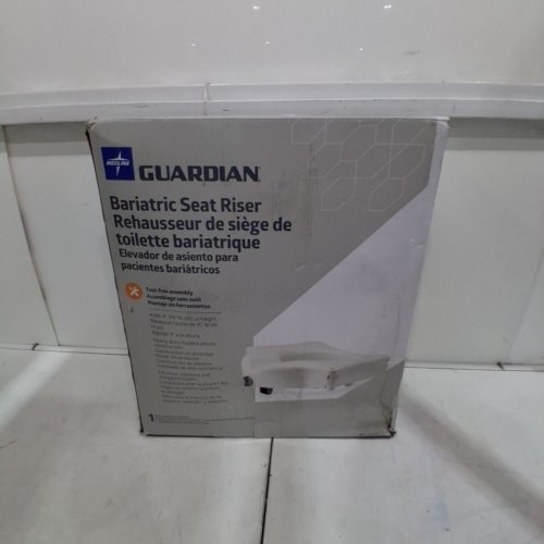MEDLINE GUARDIAN BARIATRIC SEAT RISER - 4" - WHITE (MODEL: G4-300BRX1) image 4