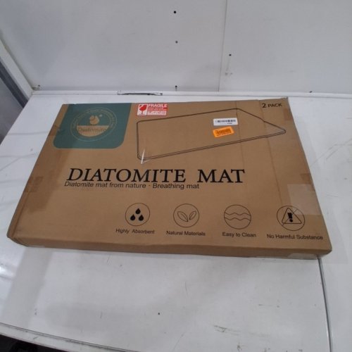 DIATOMITE NATURAL ABSORBENT MULTI-USE STONE MAT - 24" X 15" - GREY image 4