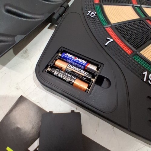 FRANKLIN SPORTS ELECTRONIC DART BOARD WITH DIGITAL SCOREBOARD AND 6 DARTS - BLACK (MODEL: 3644X) image 3