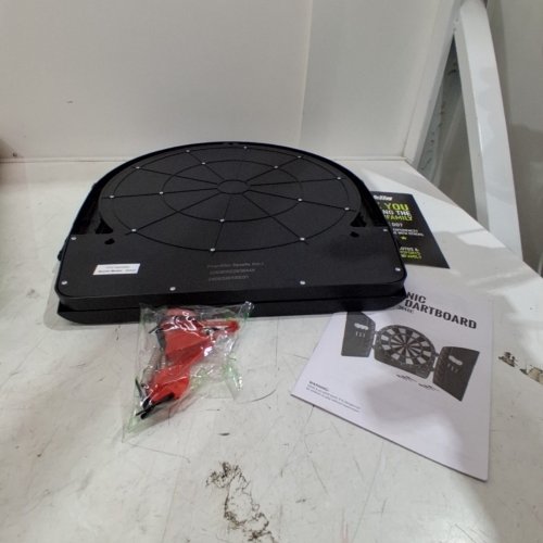 FRANKLIN SPORTS ELECTRONIC DART BOARD WITH DIGITAL SCOREBOARD AND 6 DARTS - BLACK (MODEL: 3644X) image 6