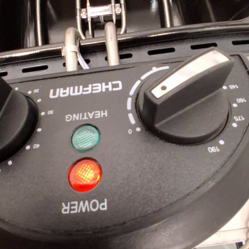 CHEFMAN JUMBO SIZE DEEP FRYER WITH TEMPERATURE CONTROL - 4.3L - STAINLESS STEEL/SILVER (MODEL: RJ07-45-SS-CA) image 2