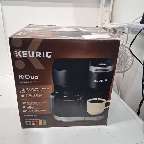 KEURIG K-DUO SINGLE SERVE & DRIP COFFEE MAKER - BLACK (MODEL: K-DUO 5100) image 8