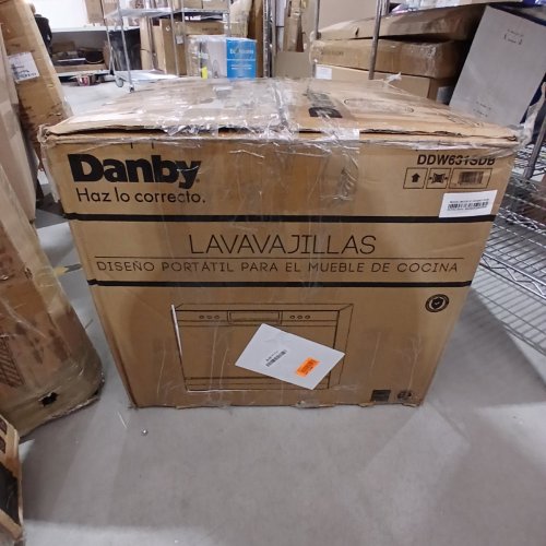 DANBY COUNTERTOP DISHWASHER WITH 6 PLACE SETTINGS WITH STAINLESS STEEL INTERIOR WITH 8 WASH CYCLES WITH QUICK CONNECT AND DELAY START - SILVER (MODEL: DDW631SDB) image 9